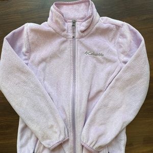 Columbia youth girls soft plush fleece jacket